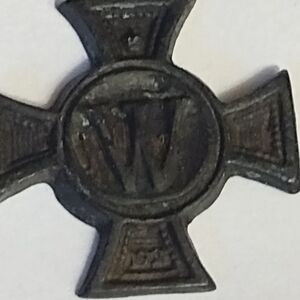  Kaiser Wilhelm II 1914 German  Metal Cross Pendant Iron Cross Ww1